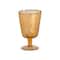 Hello Honey® 6.5" Amber Stemmed Glass Votive Holder